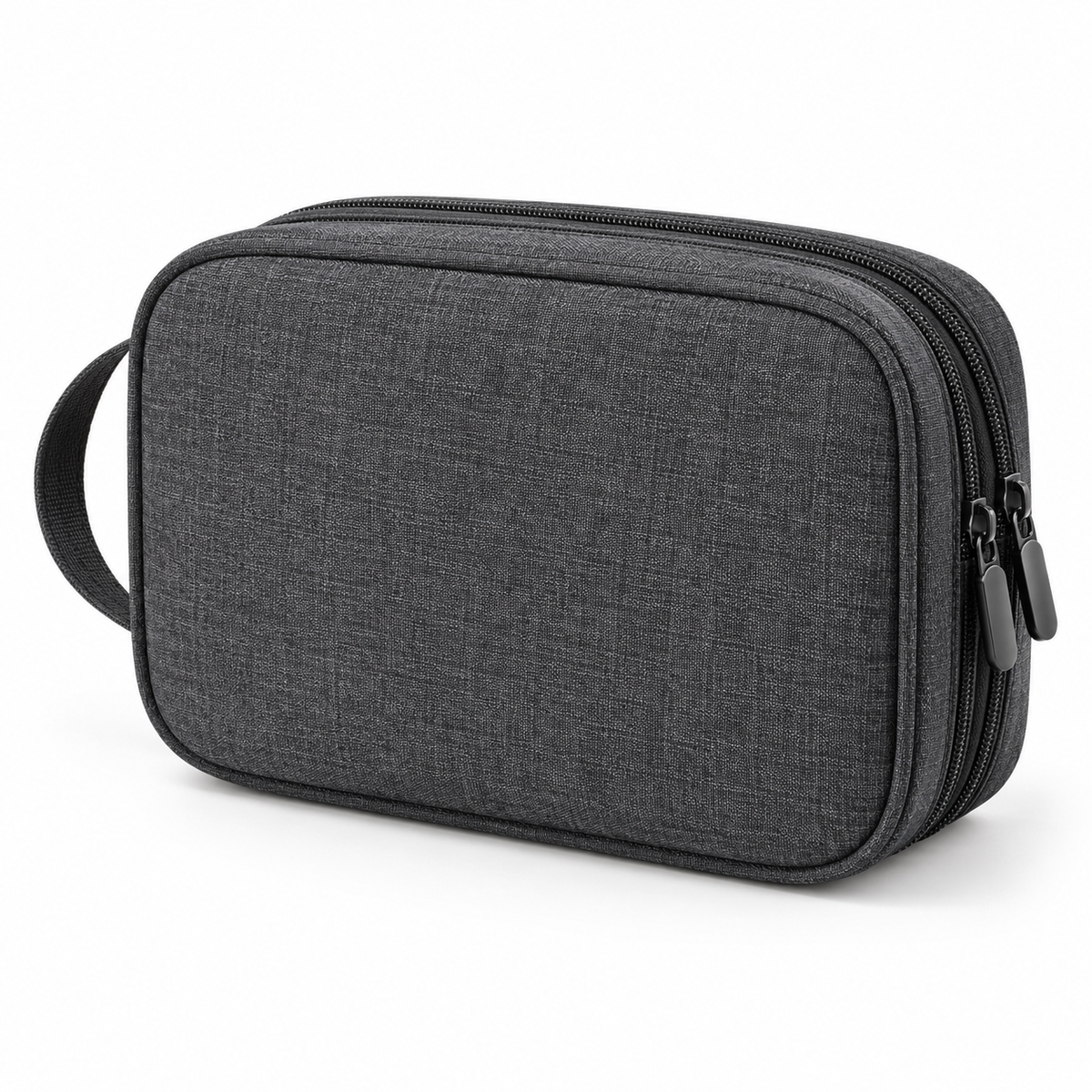 Double-Layer Electronics Organizer Pouch