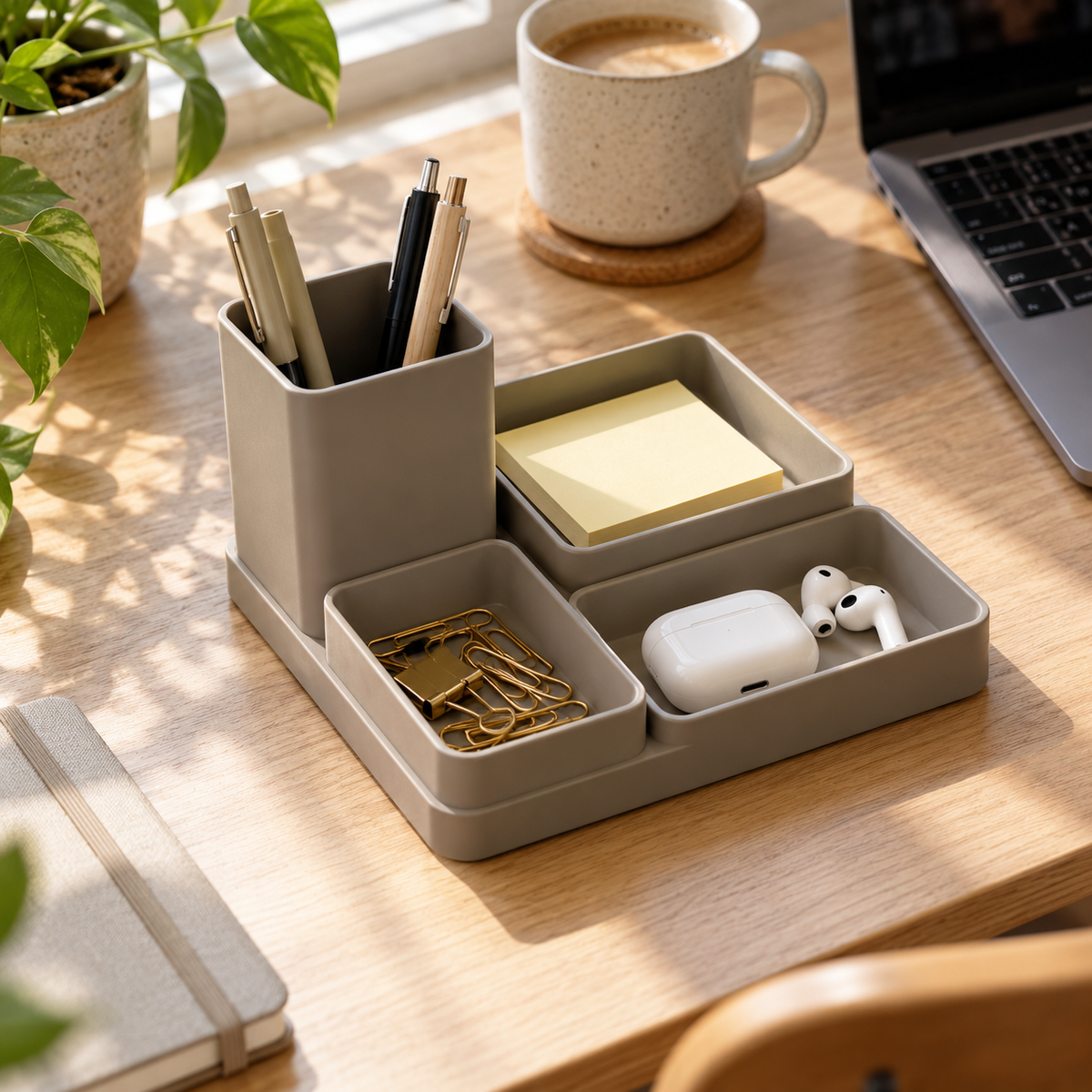 Modular Desktop Organizer Tray Set